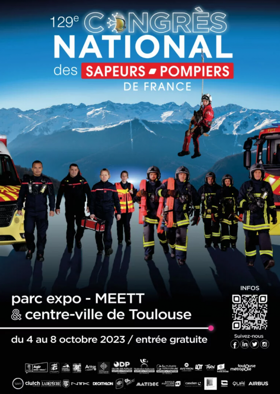 CTD sera présent au congrès des sapeurs-pompiers de Toulouse 2023 !